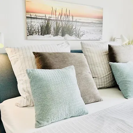 Surfbude, - Moderne In Direkter Strandnaehe Mit Eigenem Eingang, Sauna, Kaminofen, Balkonterrasse Und Parkplatz 公寓 奥尔本尼兹