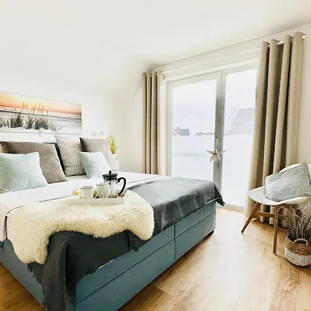 公寓 Surfbude, - Moderne In Direkter Strandnaehe Mit Eigenem Eingang, Sauna, Kaminofen, Balkonterrasse Und Parkplatz 奥尔本尼兹