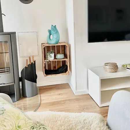 Surfbude, - Moderne In Direkter Strandnaehe Mit Eigenem Eingang, Sauna, Kaminofen, Balkonterrasse Und Parkplatz 奥尔本尼兹