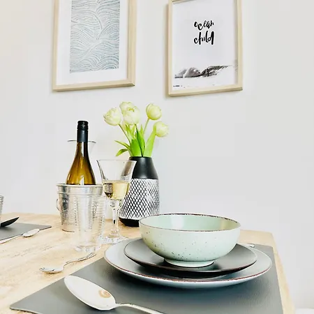 公寓 Surfbude, - Moderne In Direkter Strandnaehe Mit Eigenem Eingang, Sauna, Kaminofen, Balkonterrasse Und Parkplatz